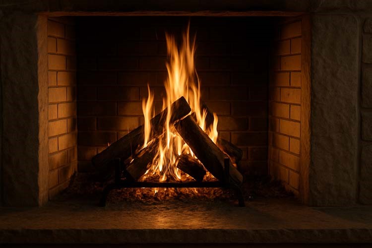 ДИАЛОГ У КАМИНА НА НОВЫЙ ГОД