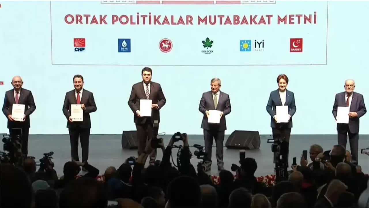 Altılı Masa Ortak Mutabakat Metninin açıkladı! Cumhurbaşkanı Çankaya’ya gidecek, uçaklar satılacak