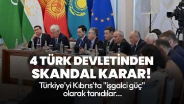 To‘rt turk davlati Turkiyani Kiprda ishgʻolchi kuch deb tan oldi